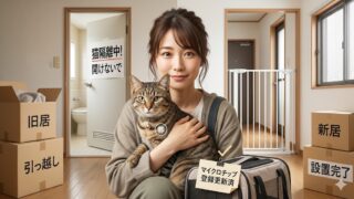 猫の引っ越しでの脱走防止！準備から当日の手順と新居の対策