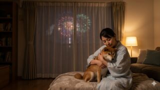 花火・雷シーズンの犬猫の脱走防止！夏のパニック脱走を防ぐ対策